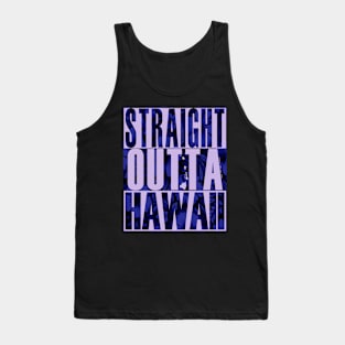 Straight Outta Hawaii Floral (blue) by Hawaii Nei All Day Tank Top